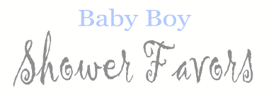 Baby Boy Shower Favors